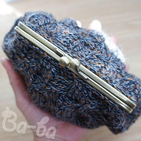 Ba-ba handmade Pattern knitted pouch No.C1391 第1張的照片