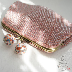 Ba-ba handmade Beads crochet pouch No.1336 第4張的照片