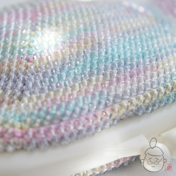 Ba-ba handmade Beads crochet petit-bag No.1354 第4張的照片