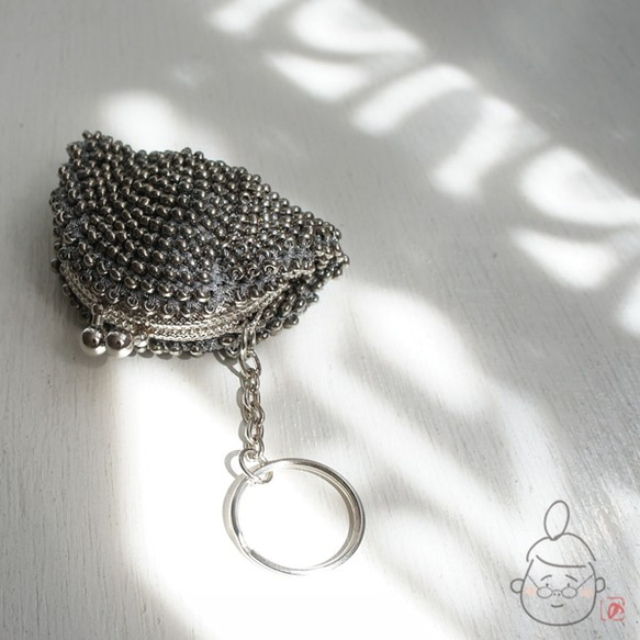 Ba-ba handmade Beads crochet coincase No.1314 第4張的照片