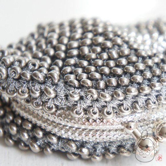 Ba-ba handmade Beads crochet coincase No.1314 第5張的照片