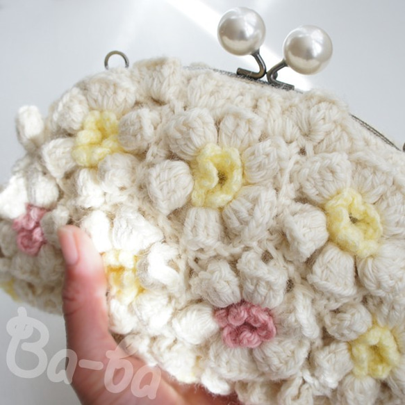 Ba-ba handmade Poppy puff knitting bag  No.C1389 第6張的照片