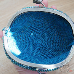 Ba-ba handmade Beads crochet pouch No.1369 第8張的照片