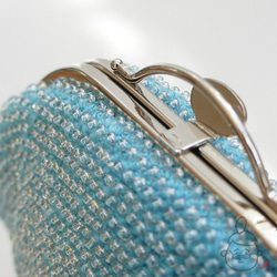 Ba-ba handmade Beads crochet pouch No.1375 第4張的照片
