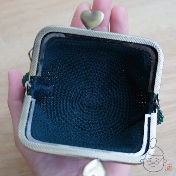 Ba-ba handmade Seedbeads crochet coinpurse No.1318 第7張的照片