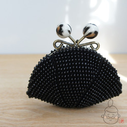 Ba-ba handmade Beads crochet coinpurse No.1378 第4張的照片