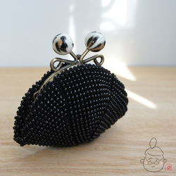 Ba-ba handmade Beads crochet coinpurse No.1378 第5張的照片