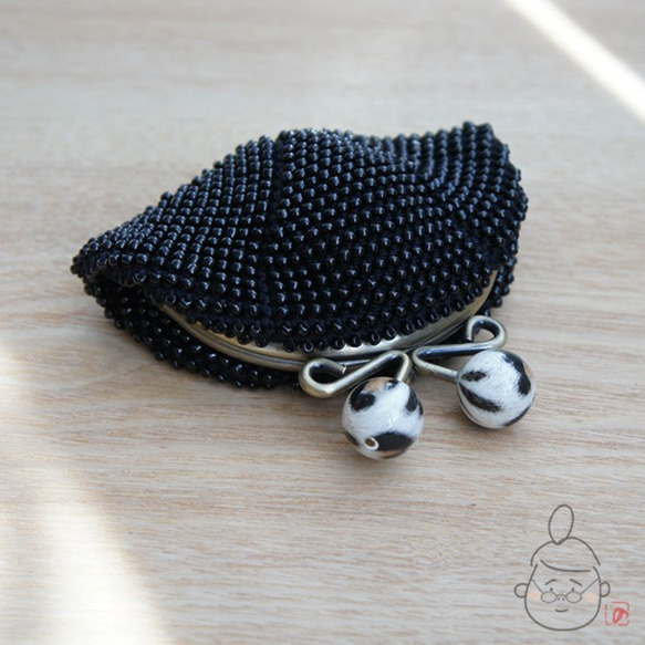 Ba-ba handmade Beads crochet coinpurse No.1378 第7張的照片