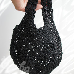 Ba-ba handmade Openwork knitting multi bag No.MB9 第10張的照片