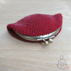 Ba-ba handmade Seedbeads crochet coinpurse No.1305 第4張的照片