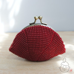 Ba-ba handmade Seedbeads crochet coinpurse No.1305 第5張的照片