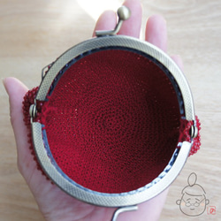 Ba-ba handmade Seedbeads crochet coinpurse No.1305 第8張的照片