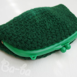 Ba-ba handmade Jasmine Stitch crochet Petit bag No.C1368 第3張的照片