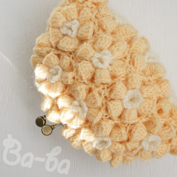Ba-ba handmade Poppy puff knitting pouch  No.C1402 第2張的照片