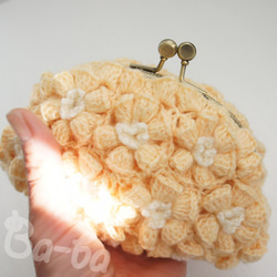 Ba-ba handmade Poppy puff knitting pouch  No.C1402 第5張的照片