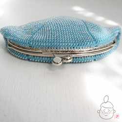 Ba-ba handmade Seedbeads crochet pouch No.1315 第2張的照片