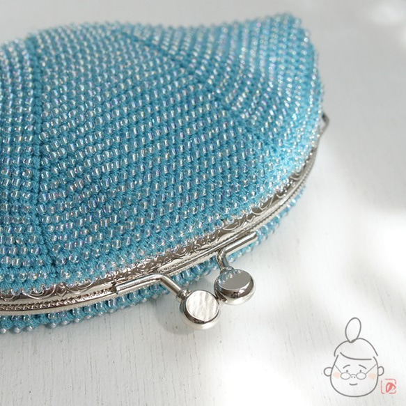 Ba-ba handmade Seedbeads crochet pouch No.1315 第3張的照片