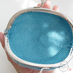 Ba-ba handmade Seedbeads crochet pouch No.1315 第7張的照片