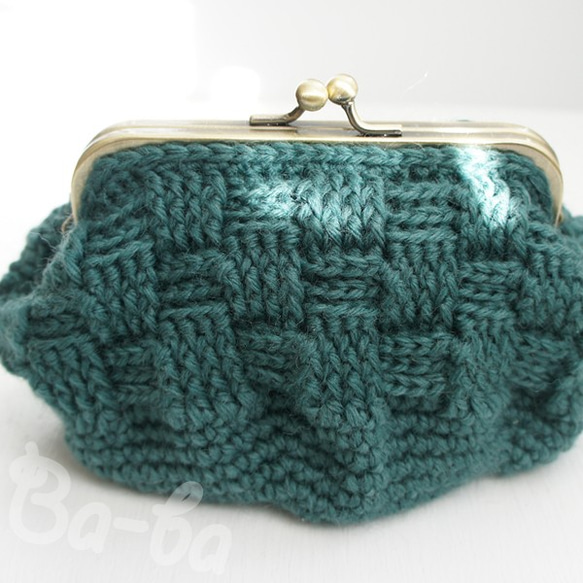 Ba-ba handmade Pattern knitted pouch No.C1403 第2張的照片