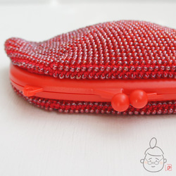 Ba-ba handmade Beads crochet petit-bag No.1355 第2張的照片