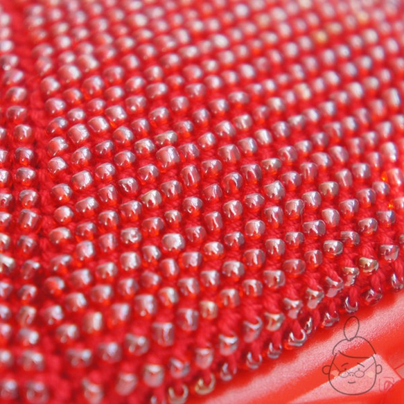 Ba-ba handmade Beads crochet petit-bag No.1355 第5張的照片