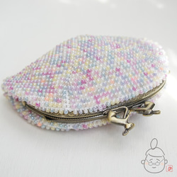 Ba-ba handmade Beads crochet pouch No.1418 第1張的照片