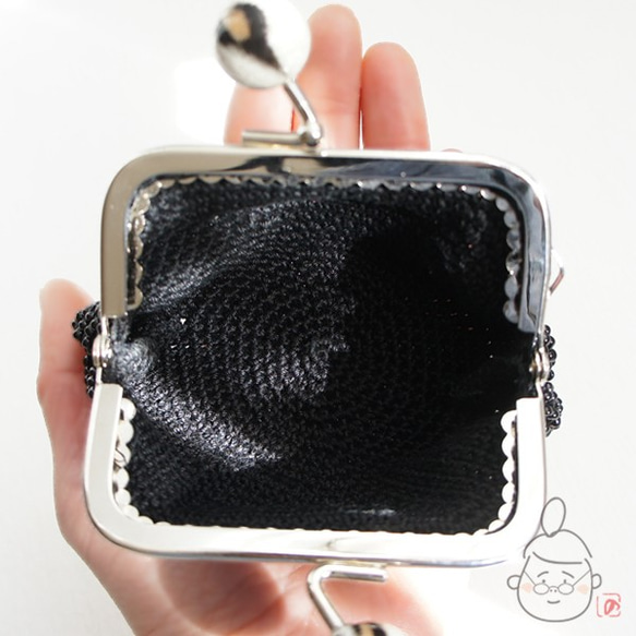 Ba-ba handmade Beads crochet coinpurse No.1409 第8張的照片