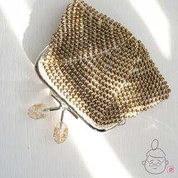Ba-ba handmade Beads crochet coinpurse No.1404 第1張的照片