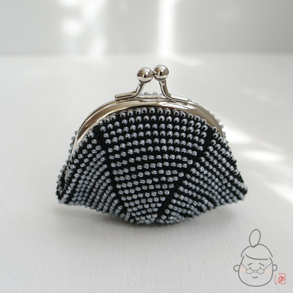 Ba-ba handmade Seedbeads crochet coincase No.1417 第4張的照片