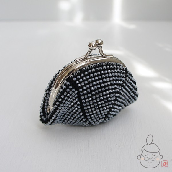 Ba-ba handmade Seedbeads crochet coincase No.1417 第5張的照片