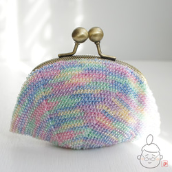 Ba-ba handmade Seedbeads crochet pouch No.1403 第6張的照片