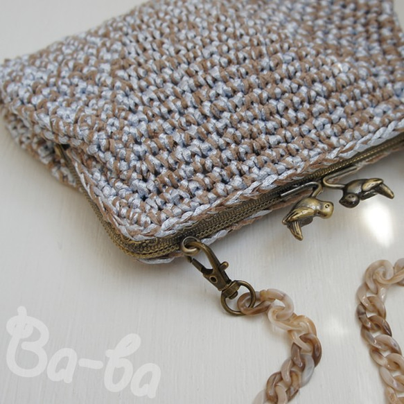 Ba-ba handmade  Crochet petit-bag  No.C1369 第3張的照片