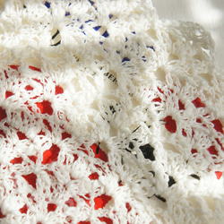 Ba-ba handmade Openwork knitted multi bag No.SB7 第8張的照片