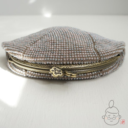 Ba-ba handmade Seedbeads crochet pouch No.1433 第6張的照片