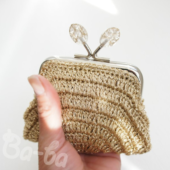 Ba-ba handmade Double crochet pouch No.C1393 第3張的照片