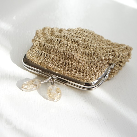 Ba-ba handmade Double crochet pouch No.C1393 第4張的照片