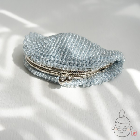 Ba-ba handmade Beads crochet pouch No.1438 第3張的照片