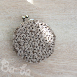 Ba-ba handmade Jasmine Stitch crochet coinpurse No.C1396 第1張的照片