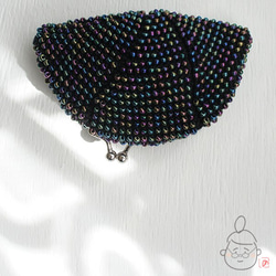 Ba-ba handmade Beads crochet pouch No.1440 第5張的照片