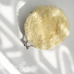 Ba-ba handmade Crochet round pouch  No.C1427 第1張的照片