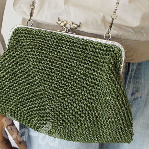 Ba-ba handmade Crochet pouch No.C1419 第1張的照片
