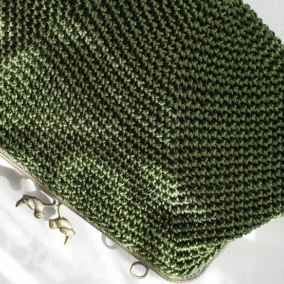 Ba-ba handmade Crochet pouch No.C1419 第2張的照片