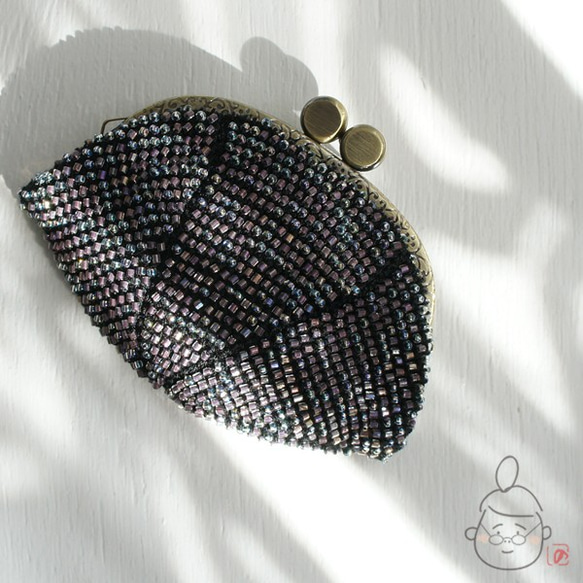 Ba-ba handmade Seedbeads crochet coinpurse No.1423 第1張的照片