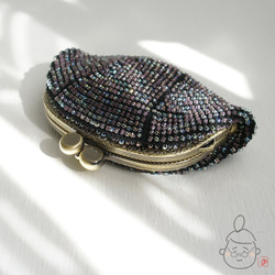 Ba-ba handmade Seedbeads crochet coinpurse No.1423 第4張的照片