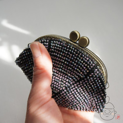 Ba-ba handmade Seedbeads crochet coinpurse No.1423 第7張的照片