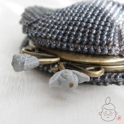 Ba-ba handmade Beads crochet coinpurse No.1412 第4張的照片