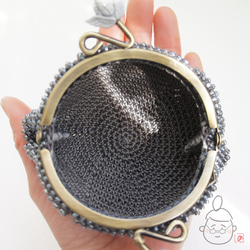 Ba-ba handmade Beads crochet coinpurse No.1412 第8張的照片