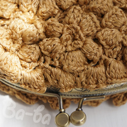 Ba-ba handmade Poppy puff knitting pouch  No.C1452 第2張的照片