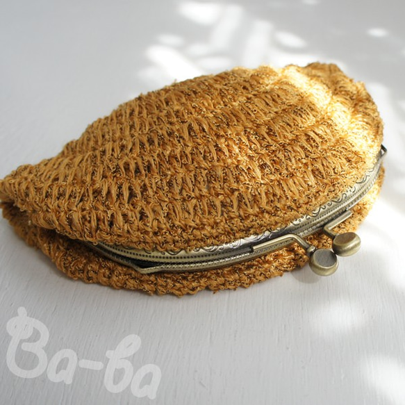 Ba-ba handmade Double crochet pouch No.C1429 第3張的照片