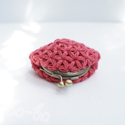 Ba-ba handmade Jasmine Stitch crochet coinpurse No.C1447 第2張的照片